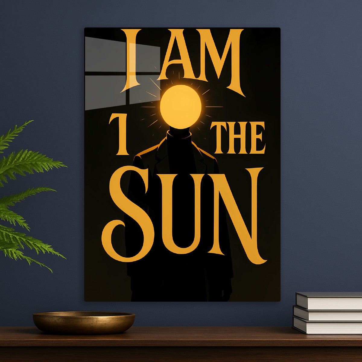 "I AM THE SUN" (Typographic)