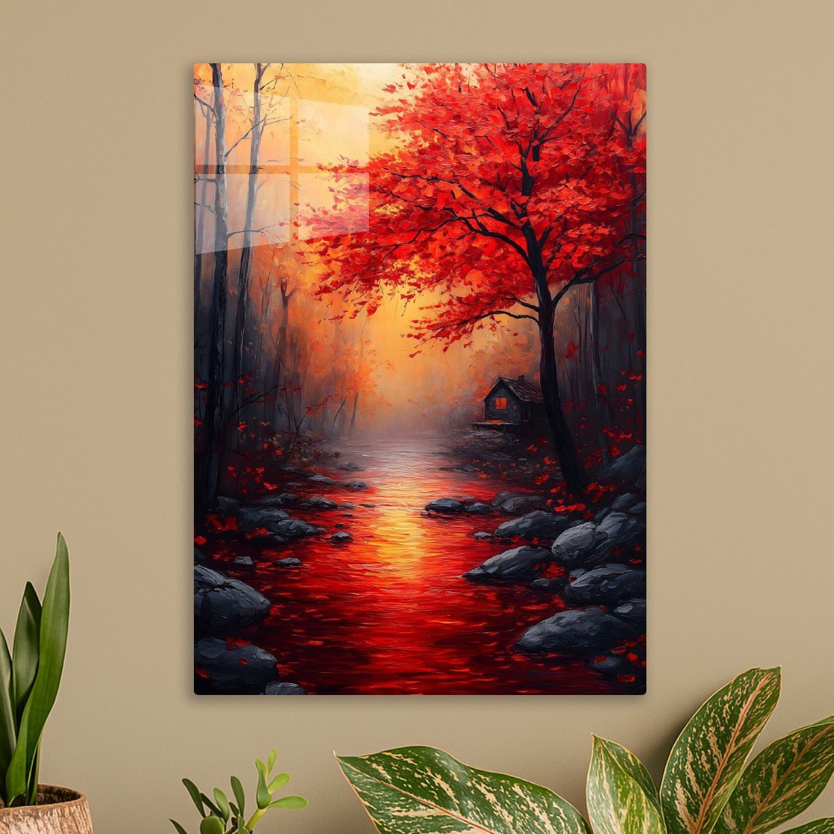 Autumn's Fiery Embrace