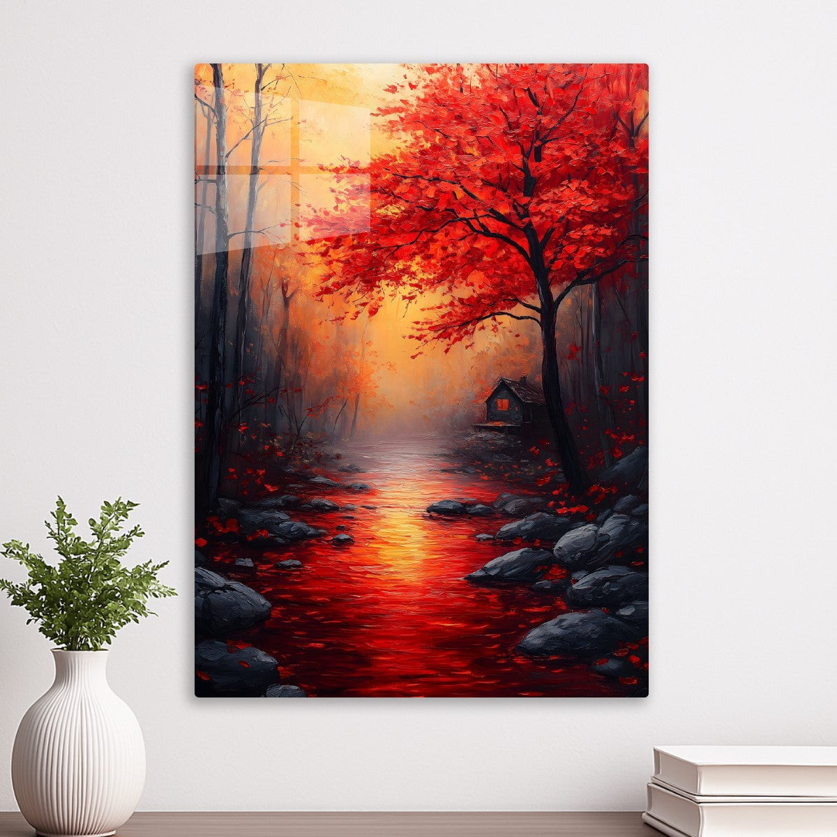 Autumn's Fiery Embrace