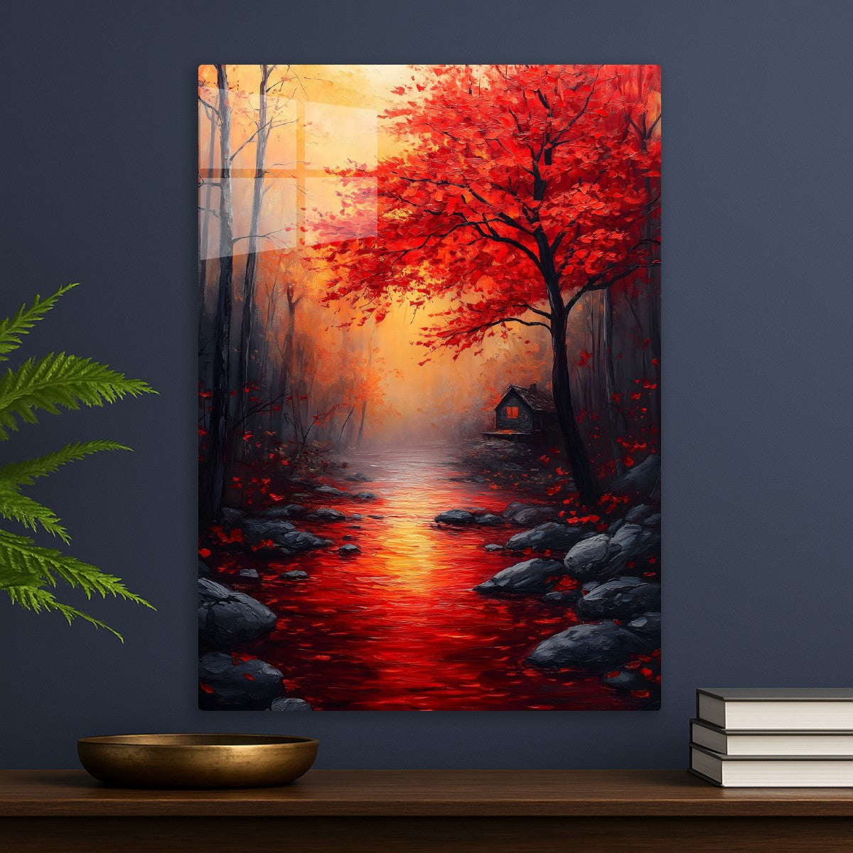 Autumn's Fiery Embrace