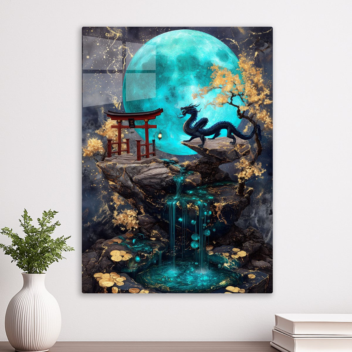 Dragon's Moonlit Haven