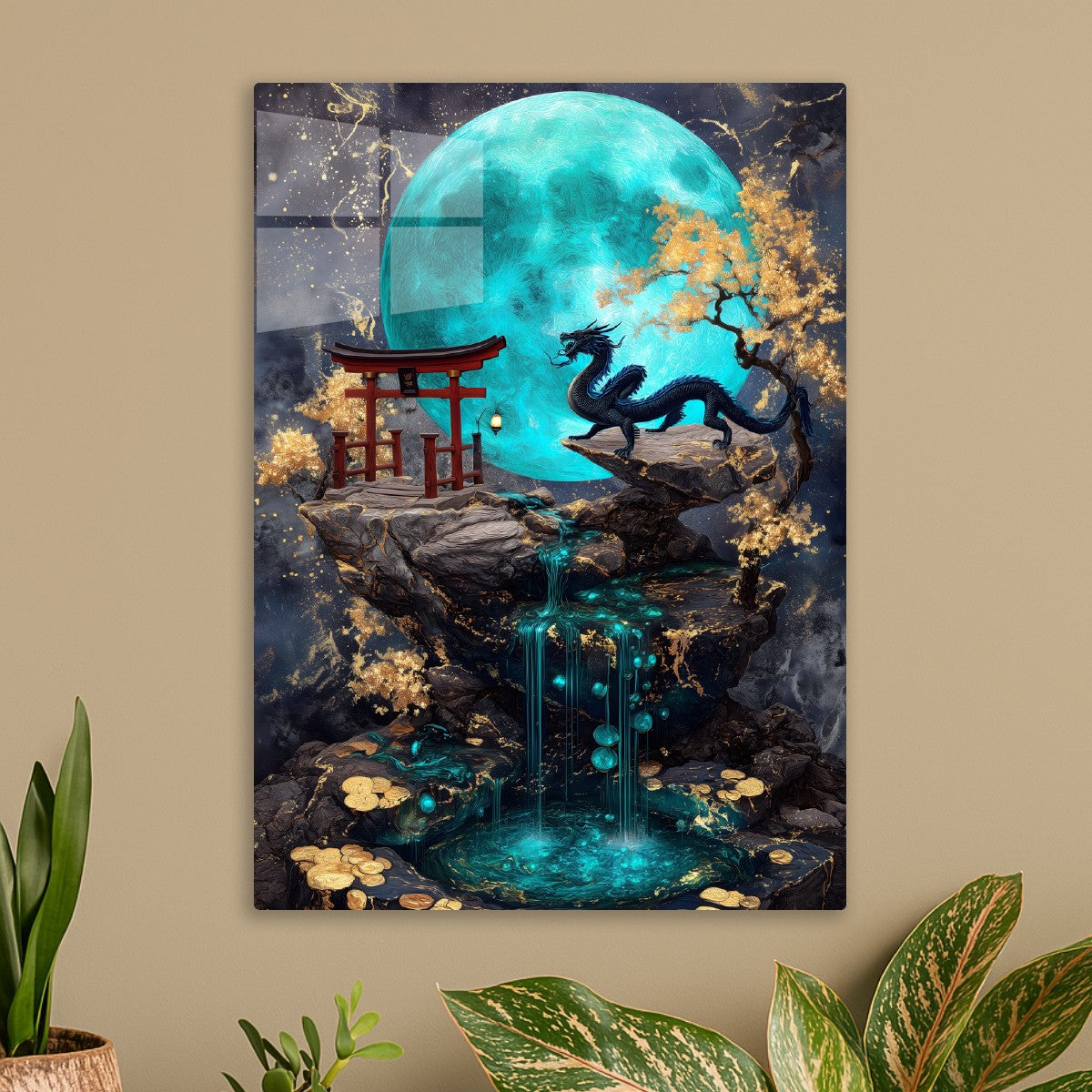 Dragon's Moonlit Haven
