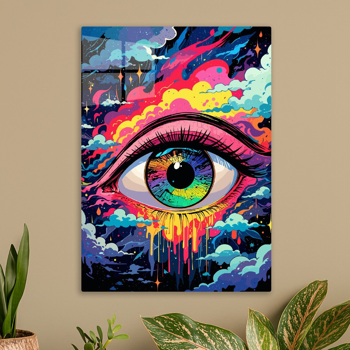 cosmic psychedelic eye