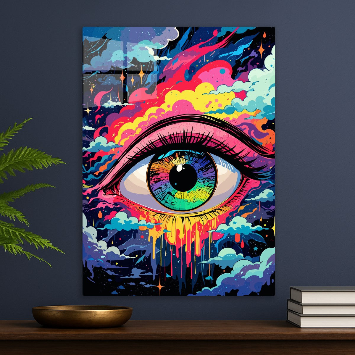 cosmic psychedelic eye