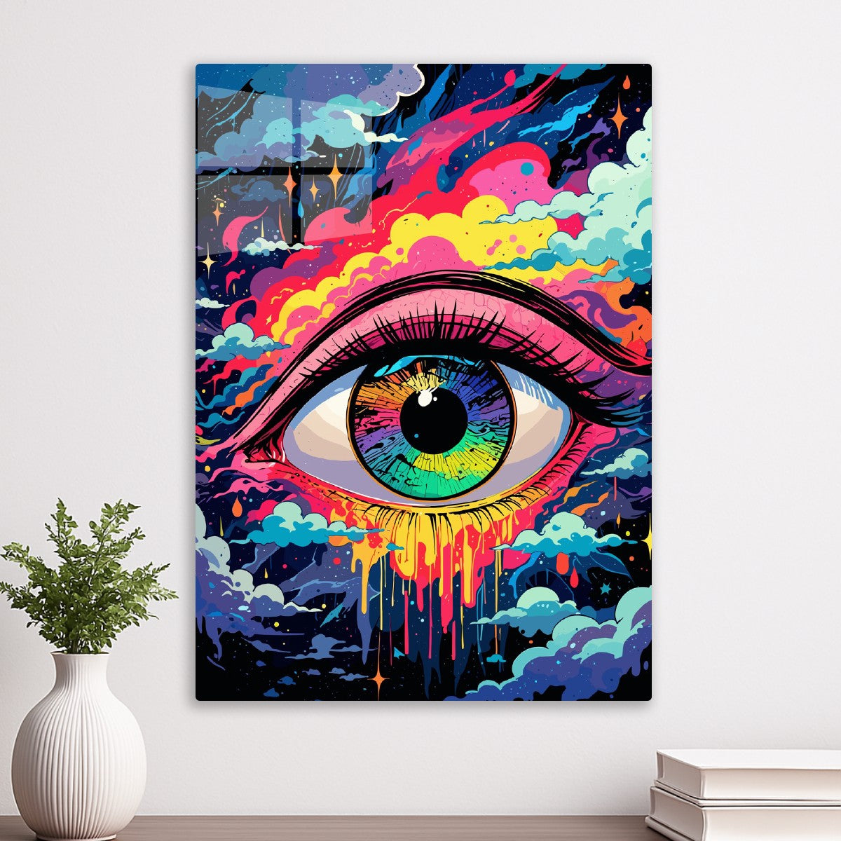 cosmic psychedelic eye