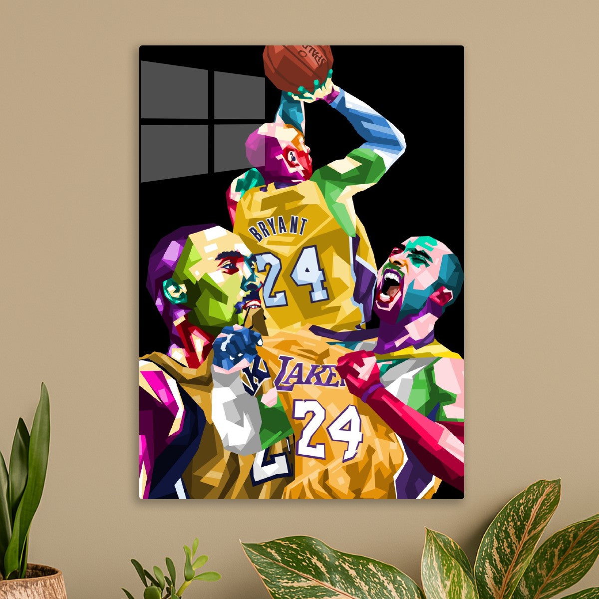 Kobe Bryant Pop art style