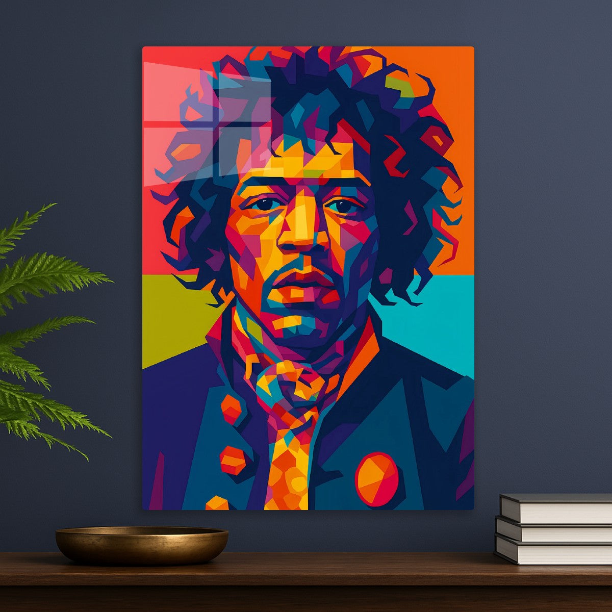 Jimi Hendrix Pop art style