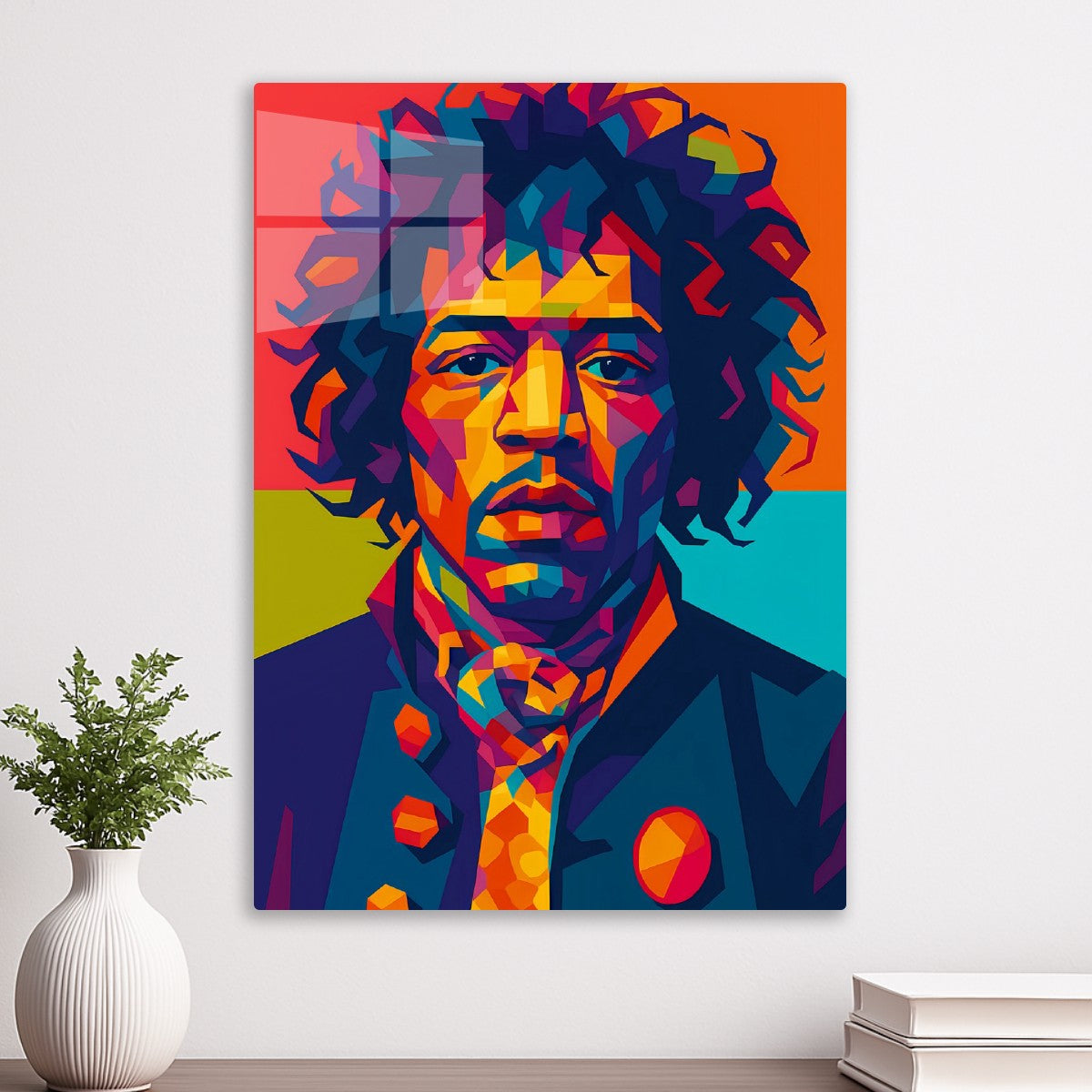 Jimi Hendrix Pop art style