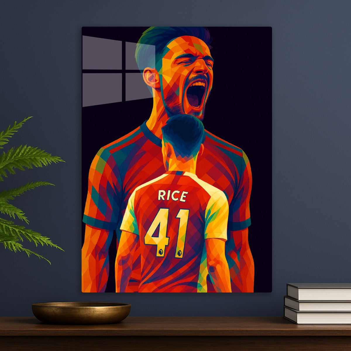 Declan Rice Pop art style