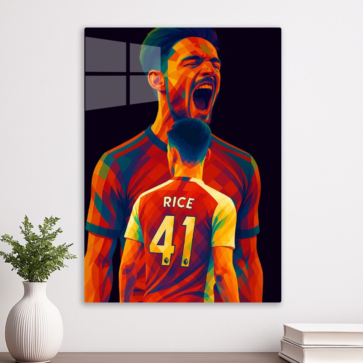 Declan Rice Pop art style