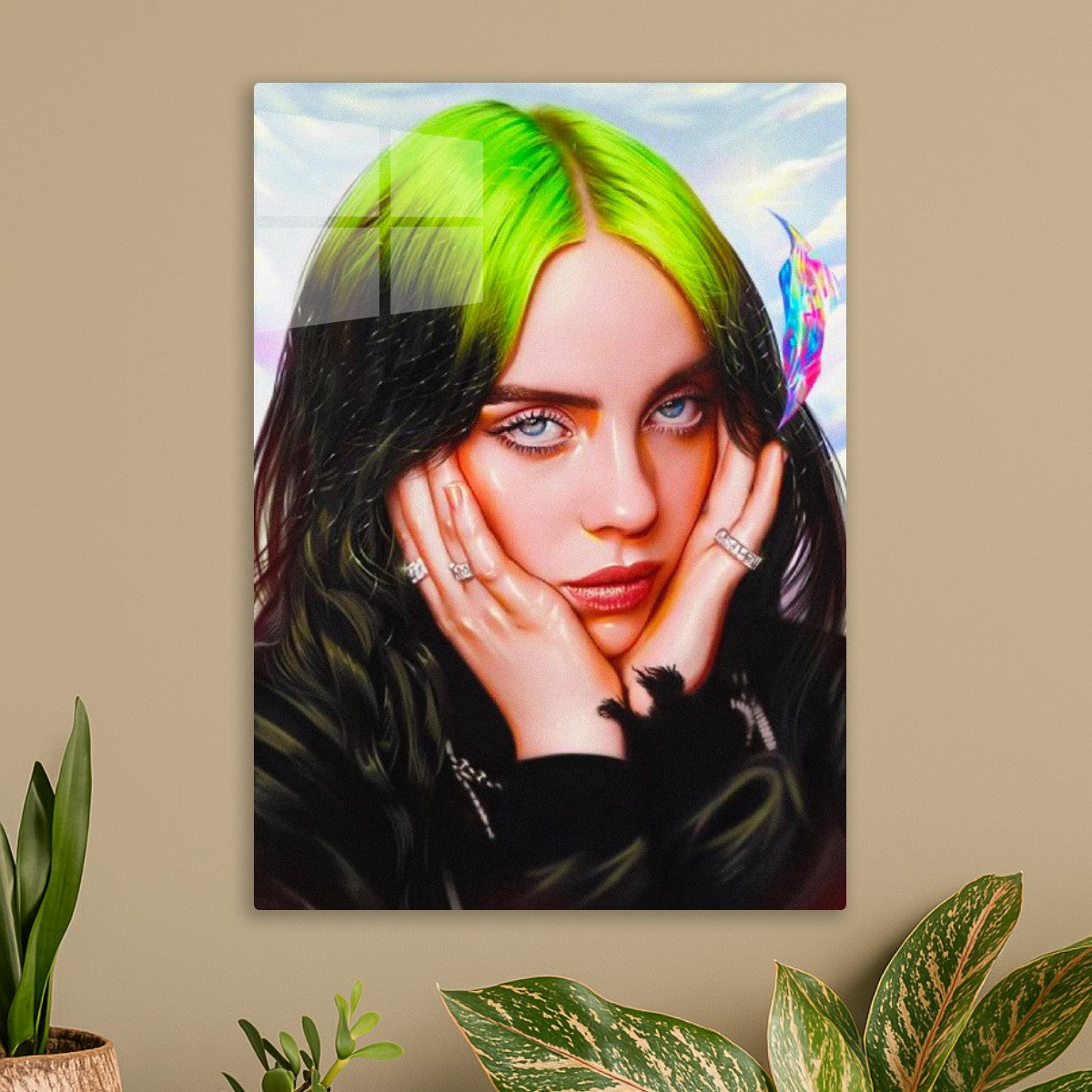 Billie Eilish Green Hair