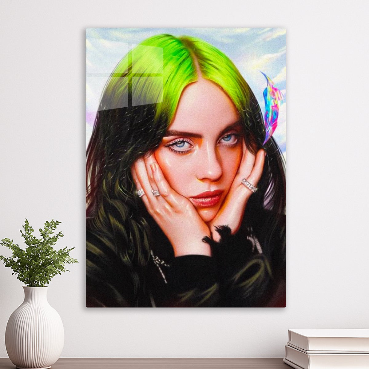 Billie Eilish Green Hair