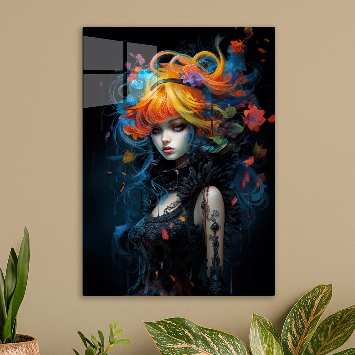 Fantasy Colorful Girl 