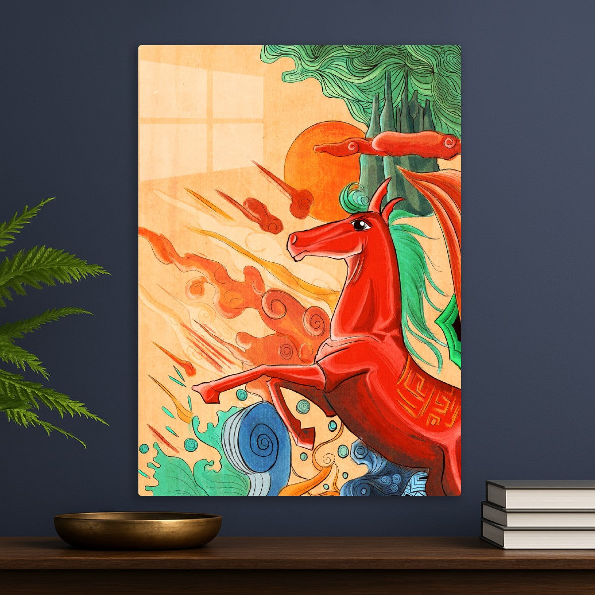Brave Red Horse