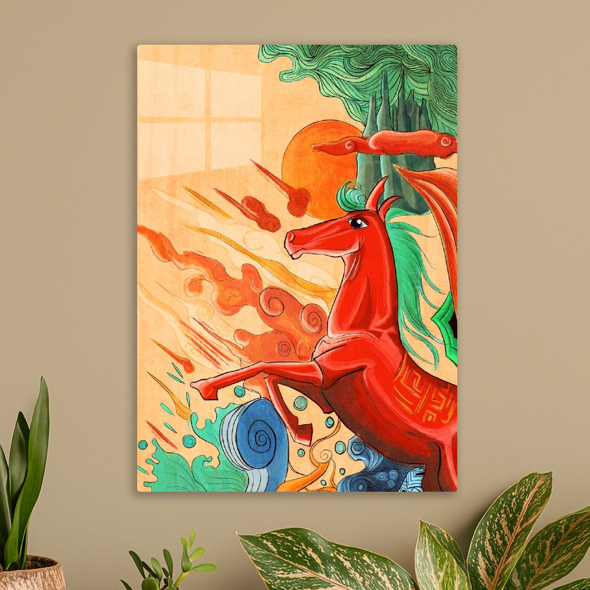 Brave Red Horse
