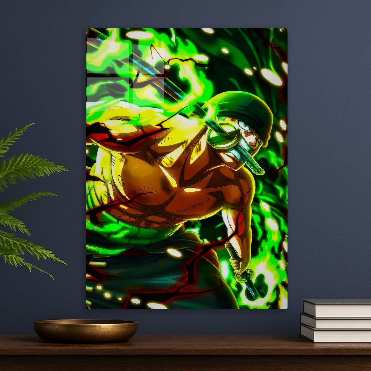 Roronoa Zoro Green Aura Slash, One Piece