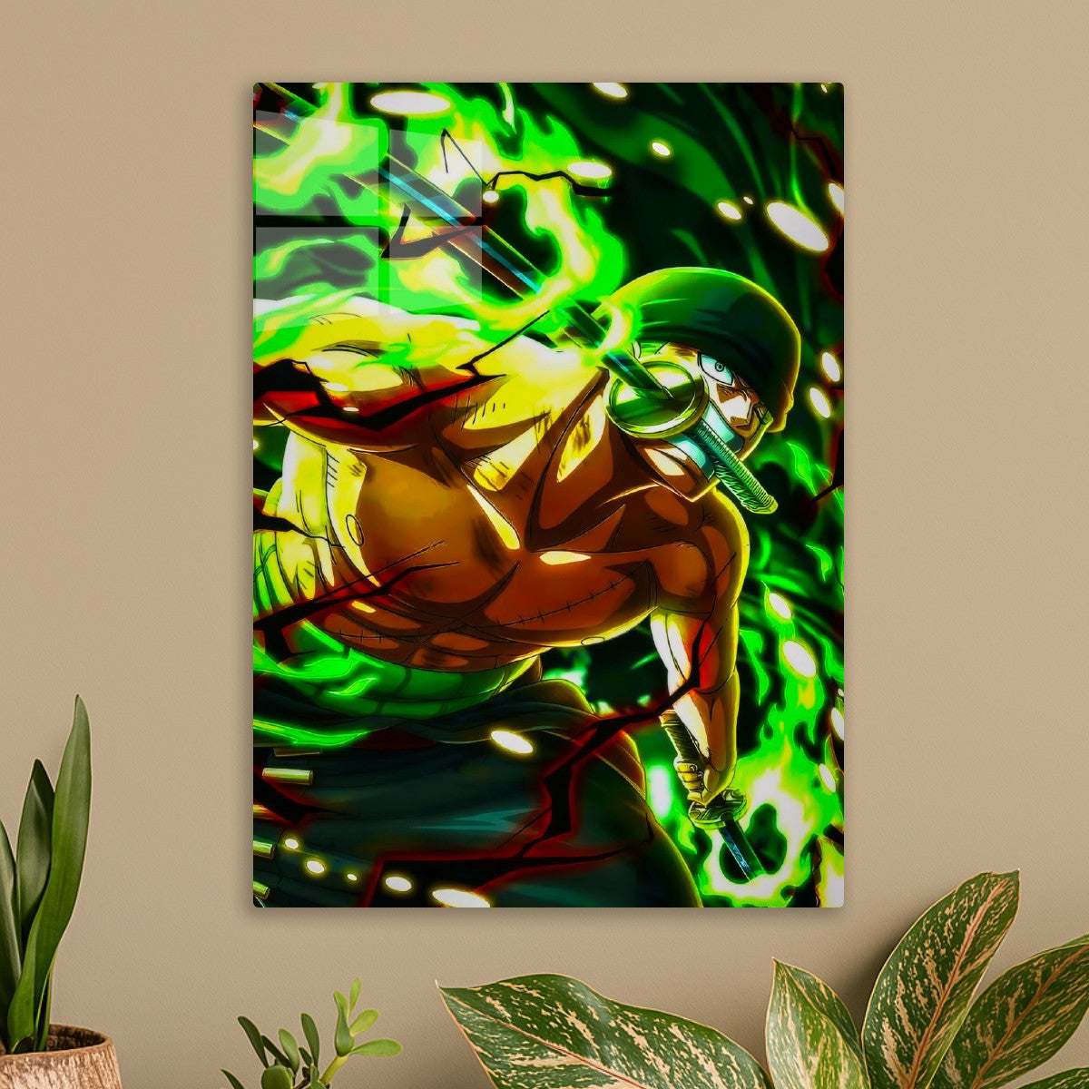 Roronoa Zoro Green Aura Slash, One Piece