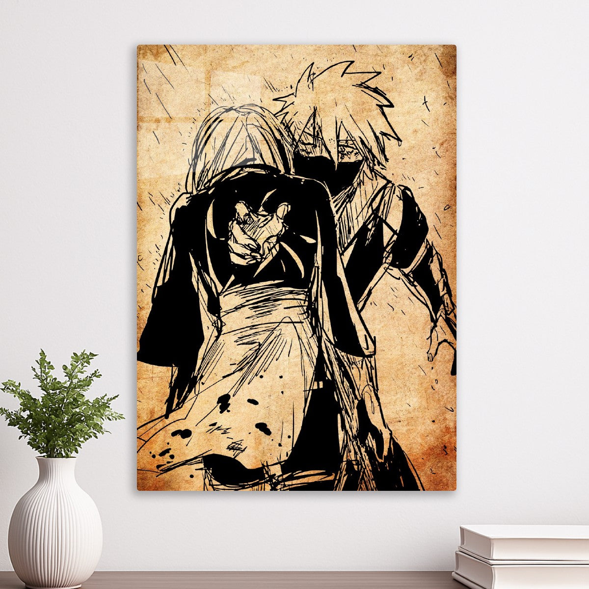 Kakashi and rin, Naruto