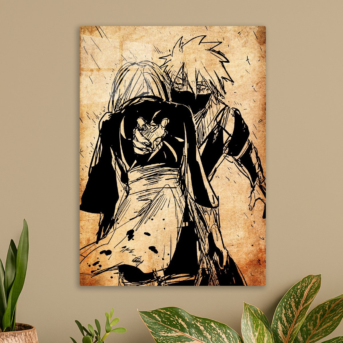 Kakashi and rin, Naruto