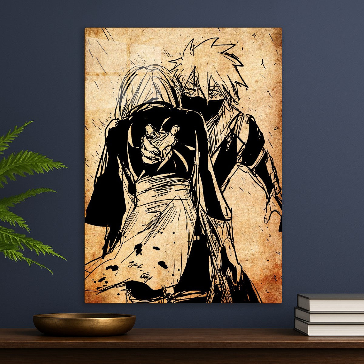 Kakashi and rin, Naruto