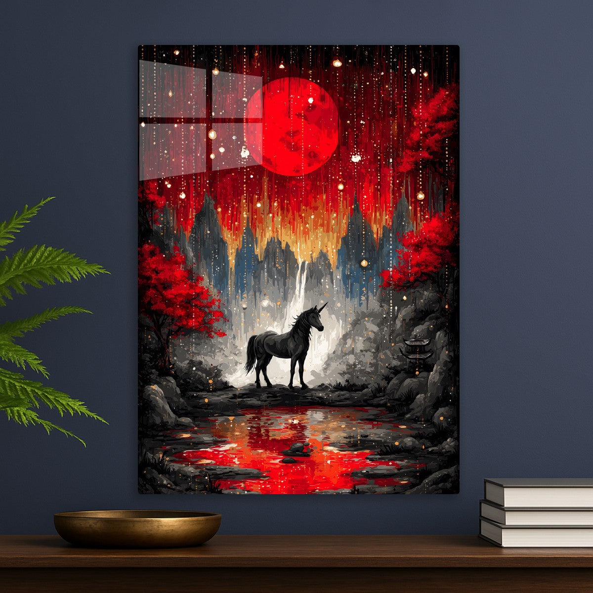 Crimson Moonlit Reverie