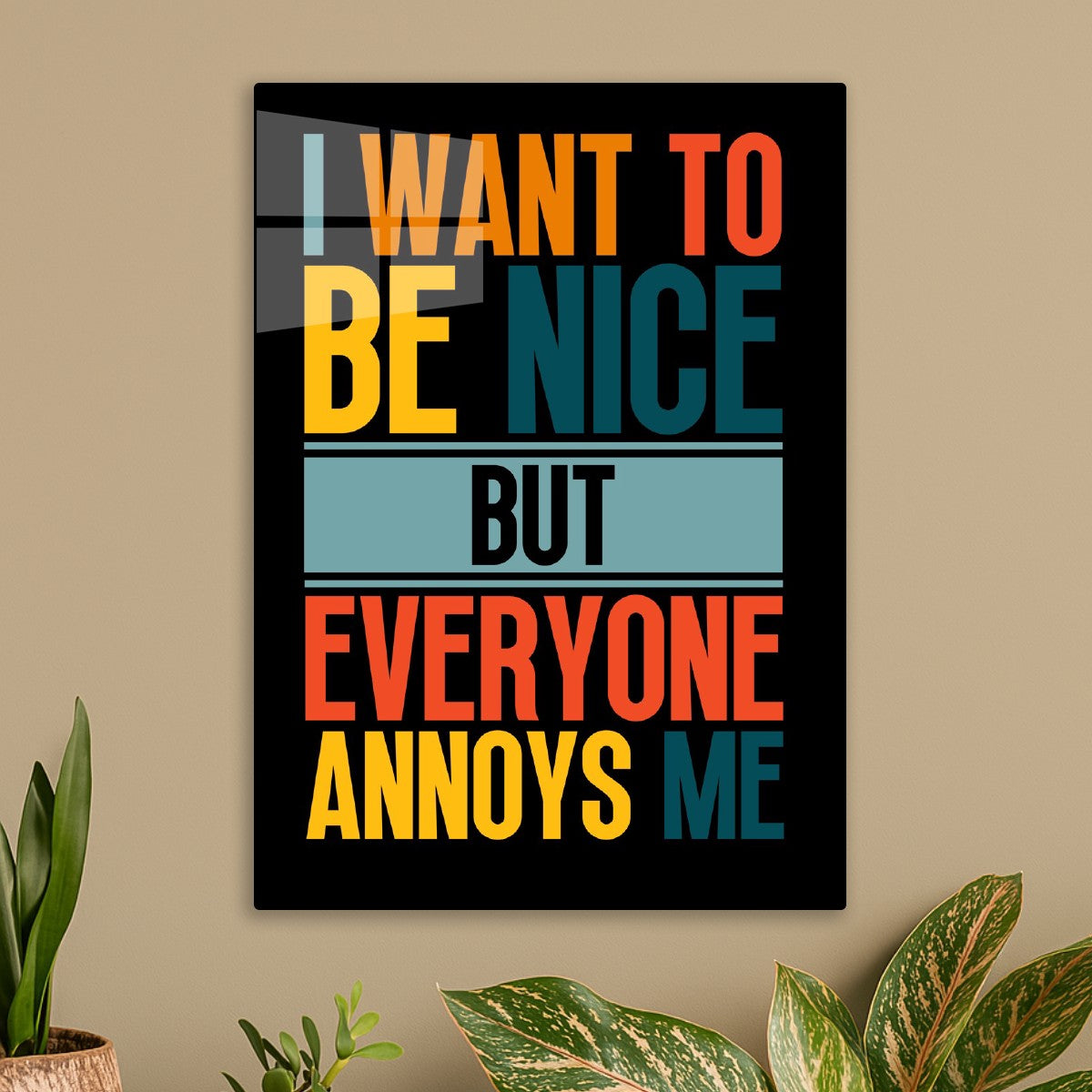 I want to be nice but everyone