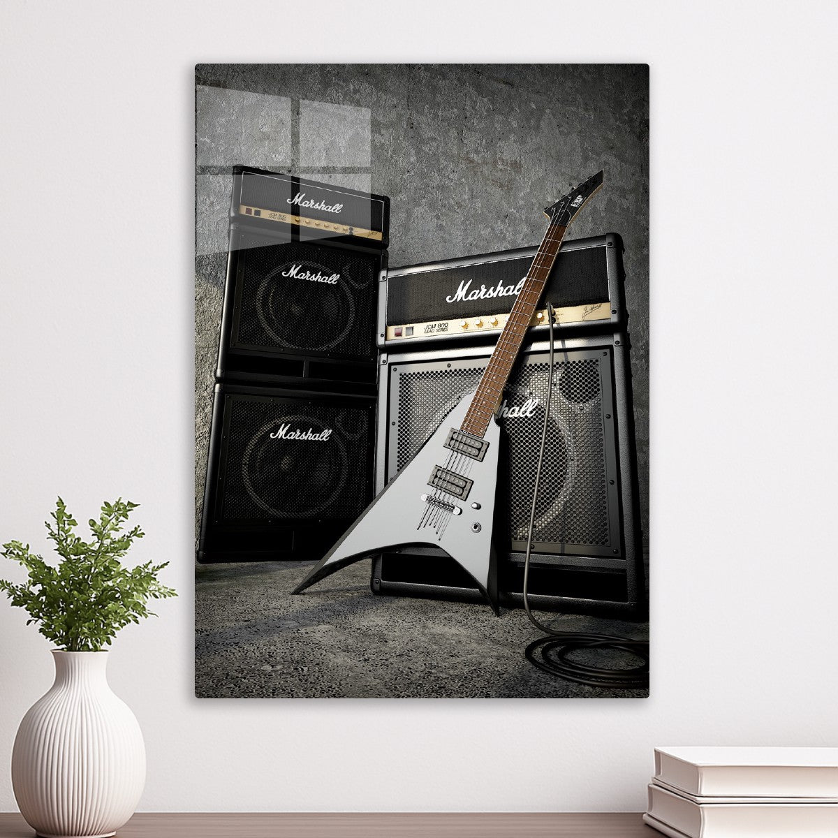 Guitar Esp And Marshall Amp