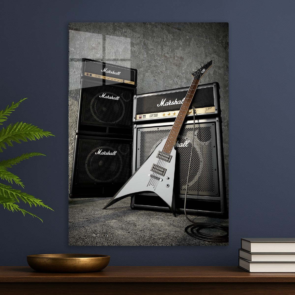 Guitar Esp And Marshall Amp