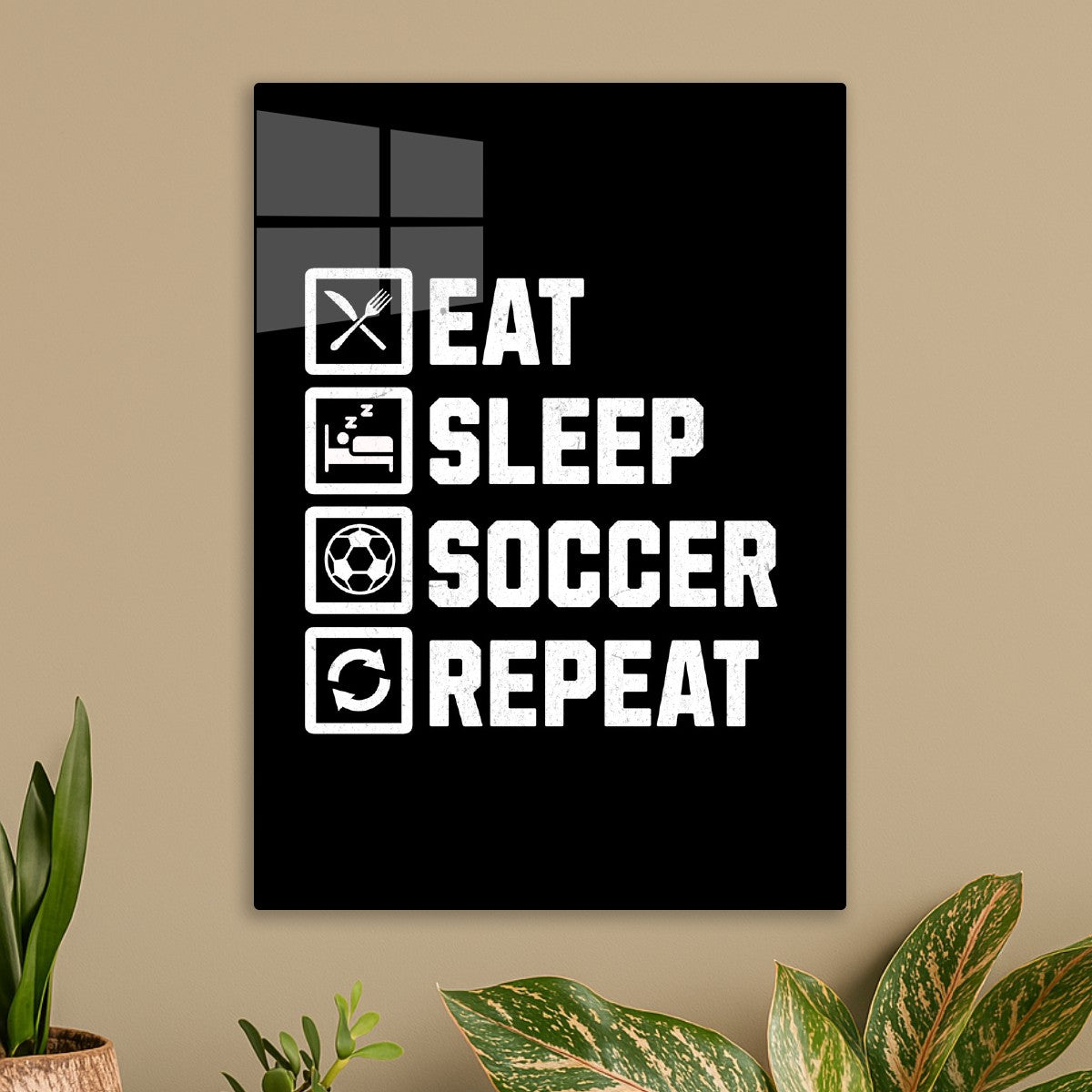 Eat sleep soccer repeat