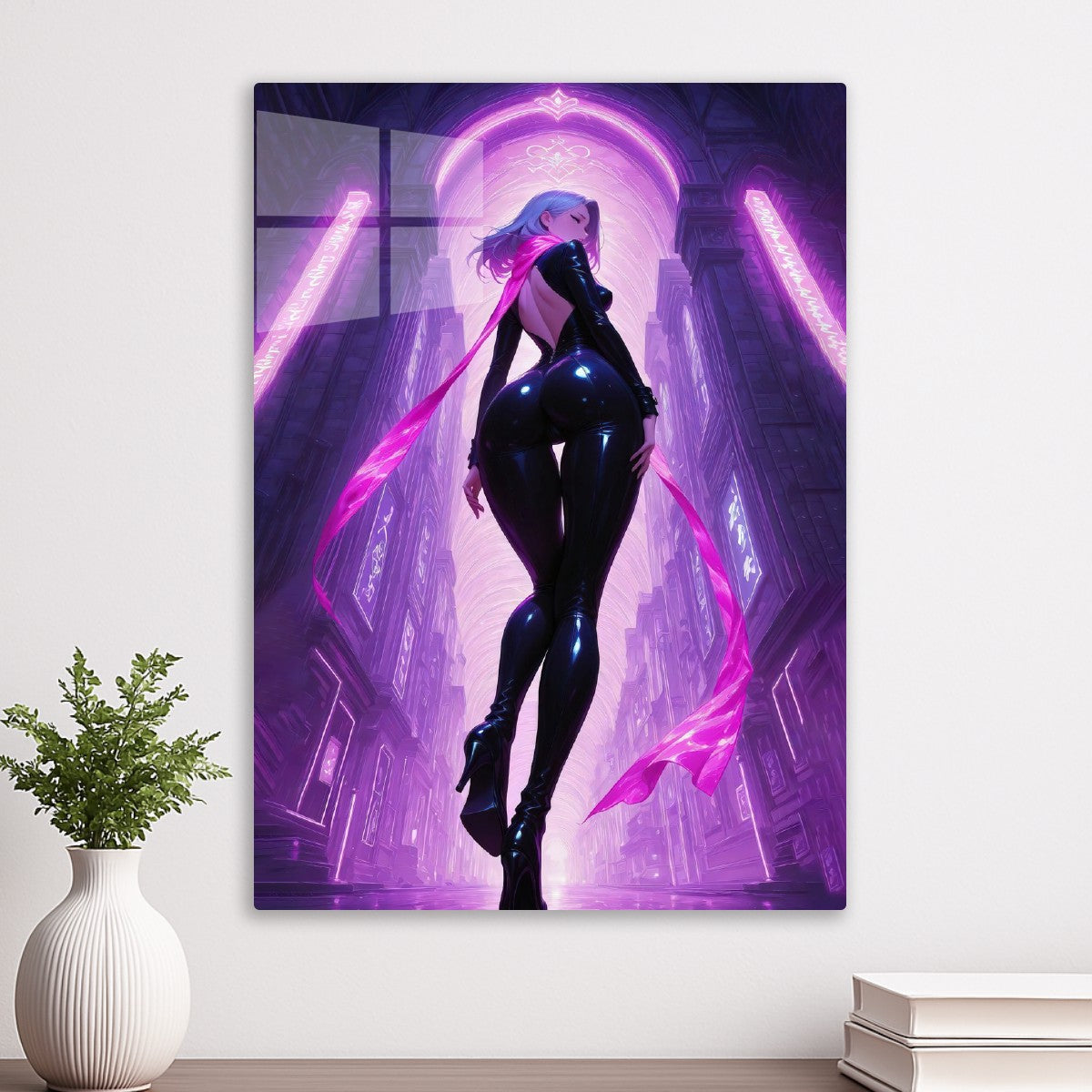 Futuristic anime girl