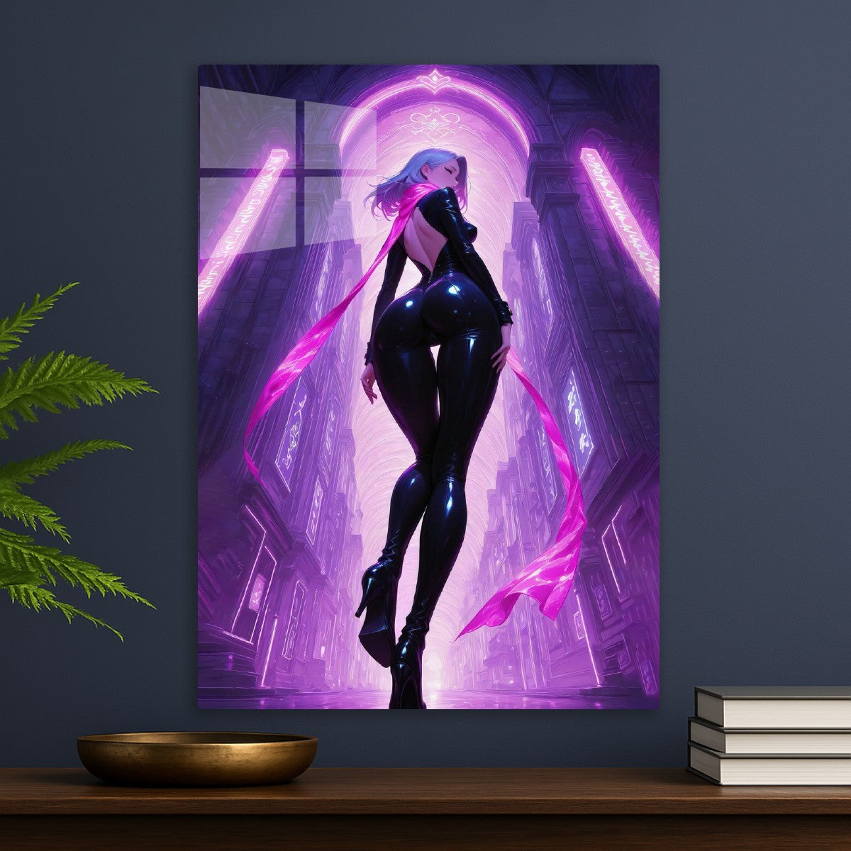 Futuristic anime girl