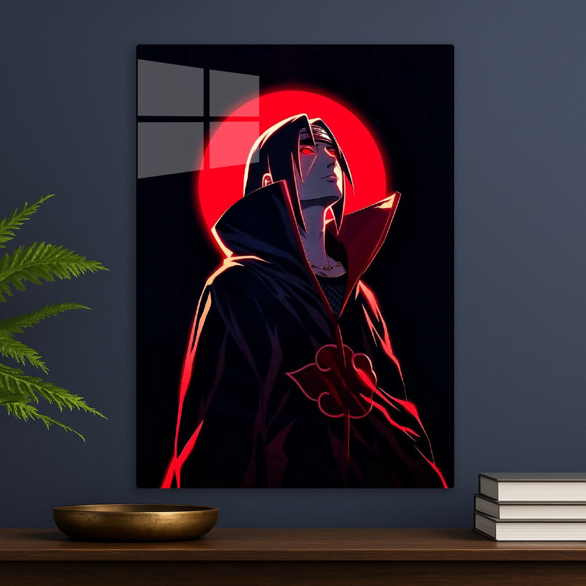 Itachi Uchiha red moon, Naruto
