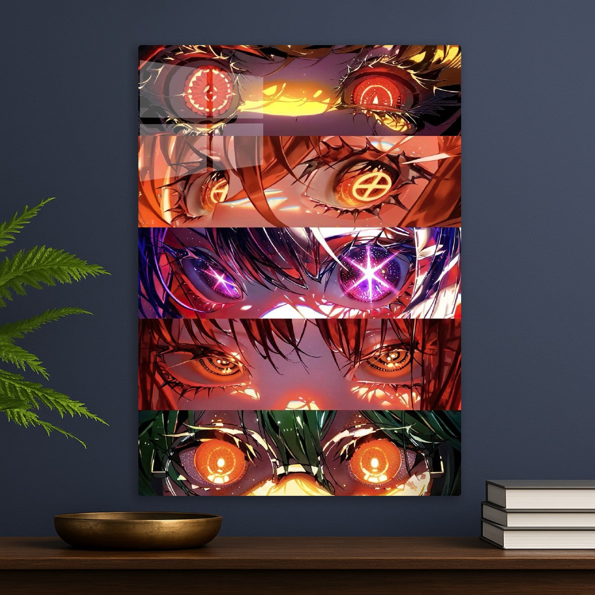 Anime eyes collage