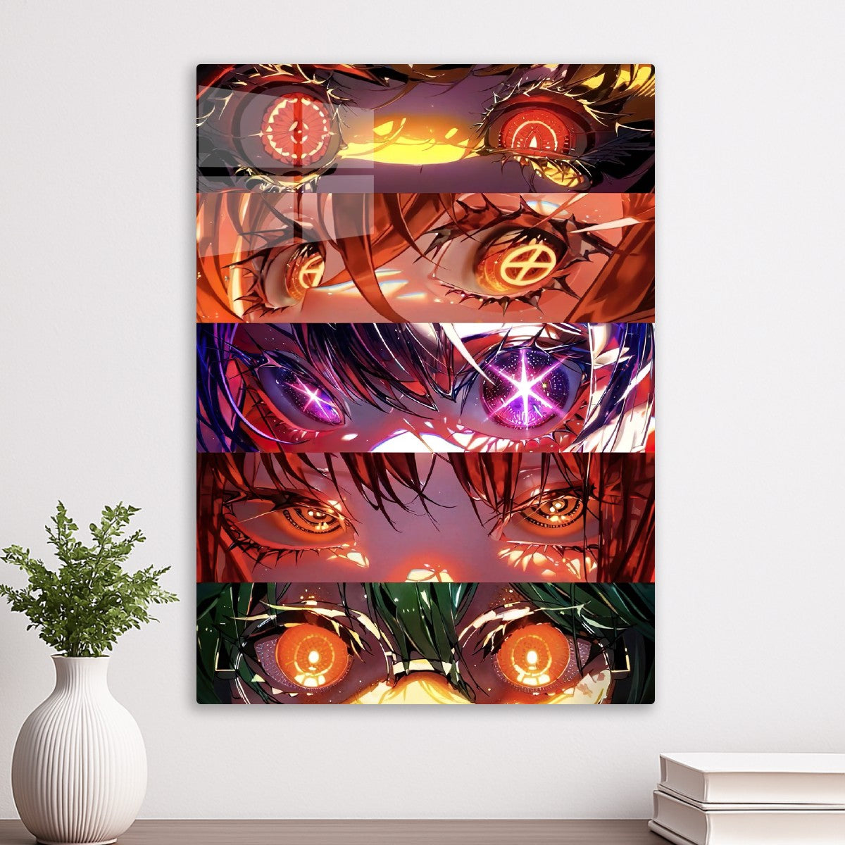 Anime eyes collage