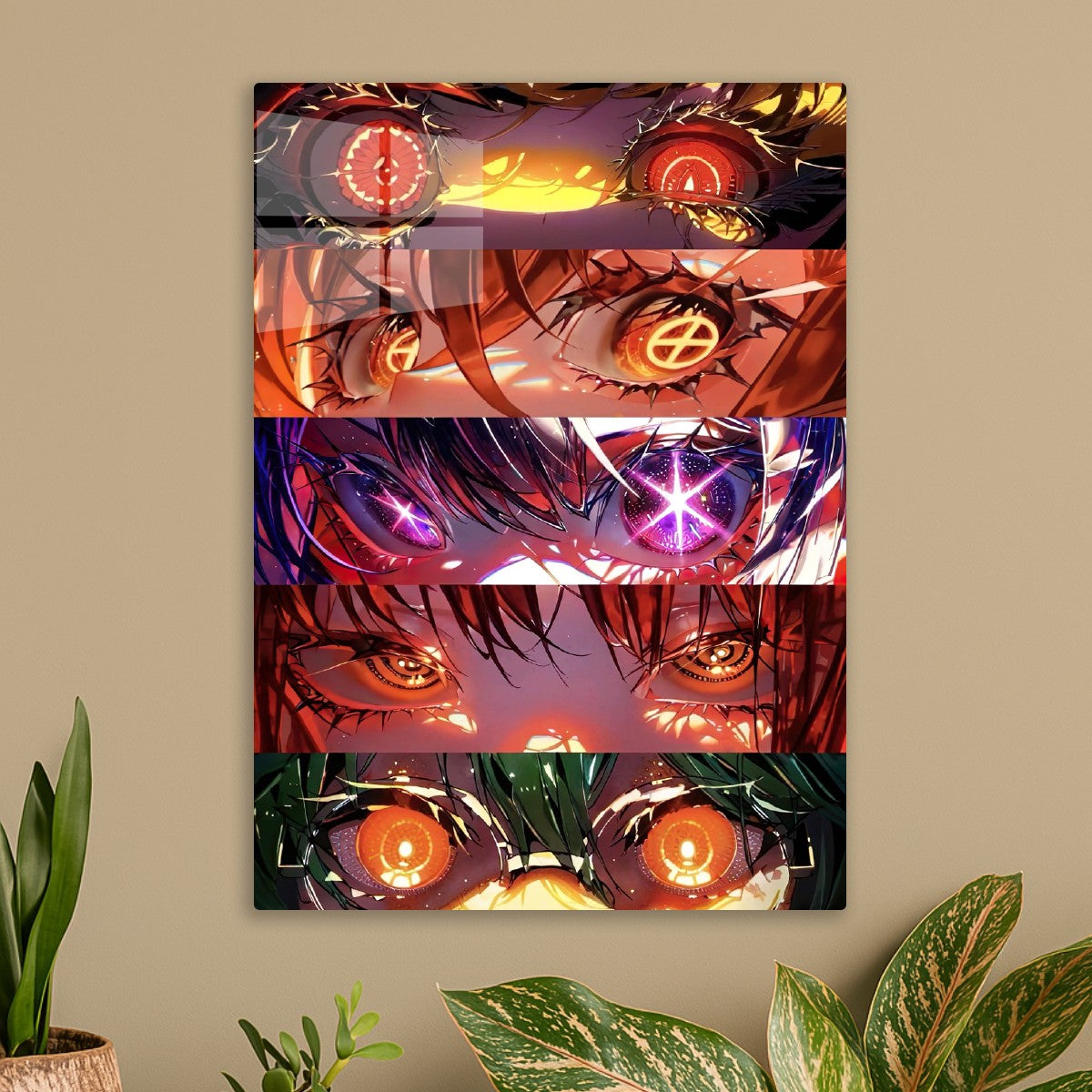 Anime eyes collage