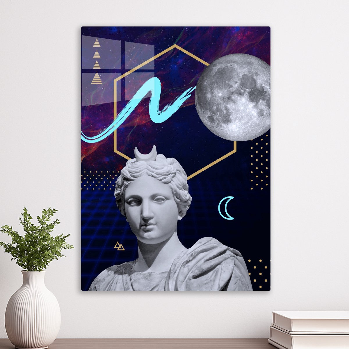 Moon/Luna - Synthwave Gods