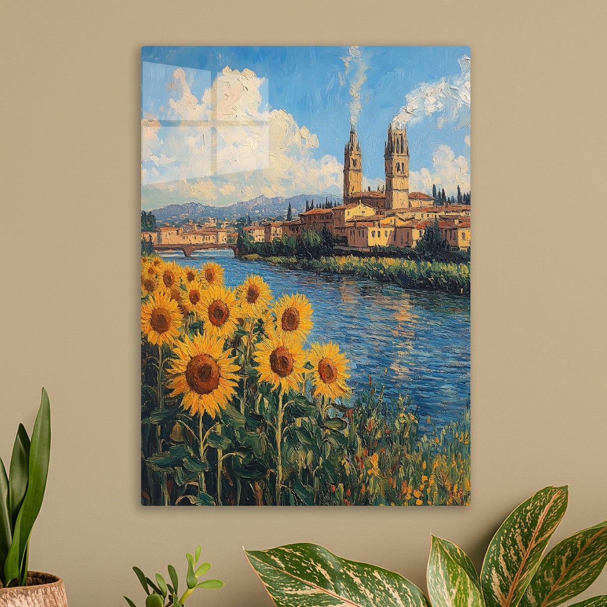 Sunlit Sunflowers Serenity