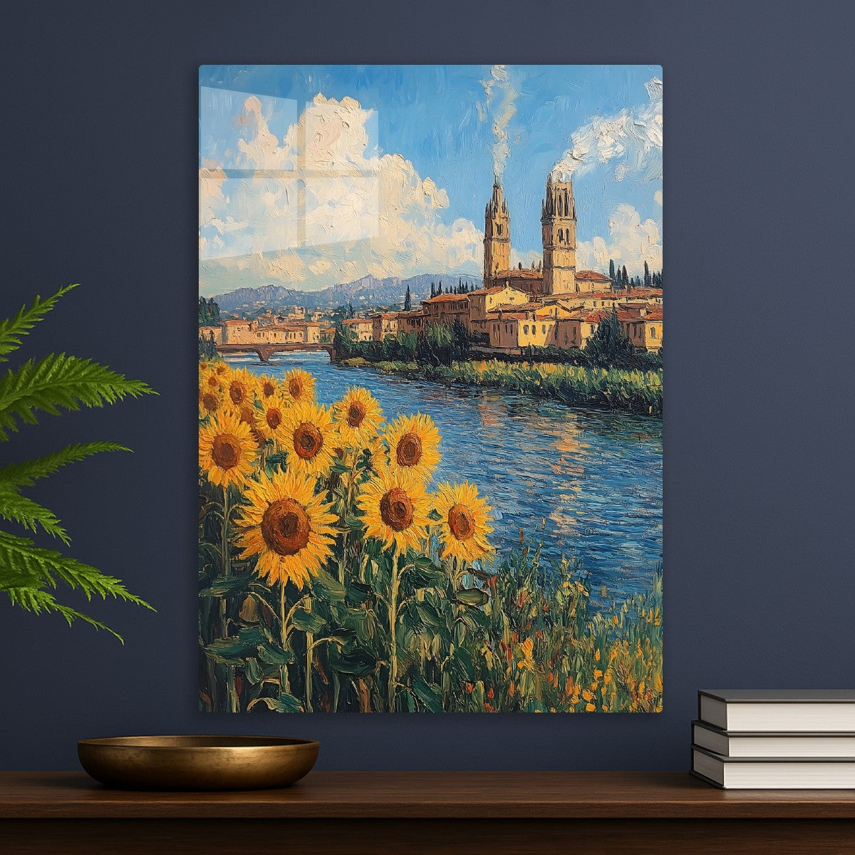 Sunlit Sunflowers Serenity