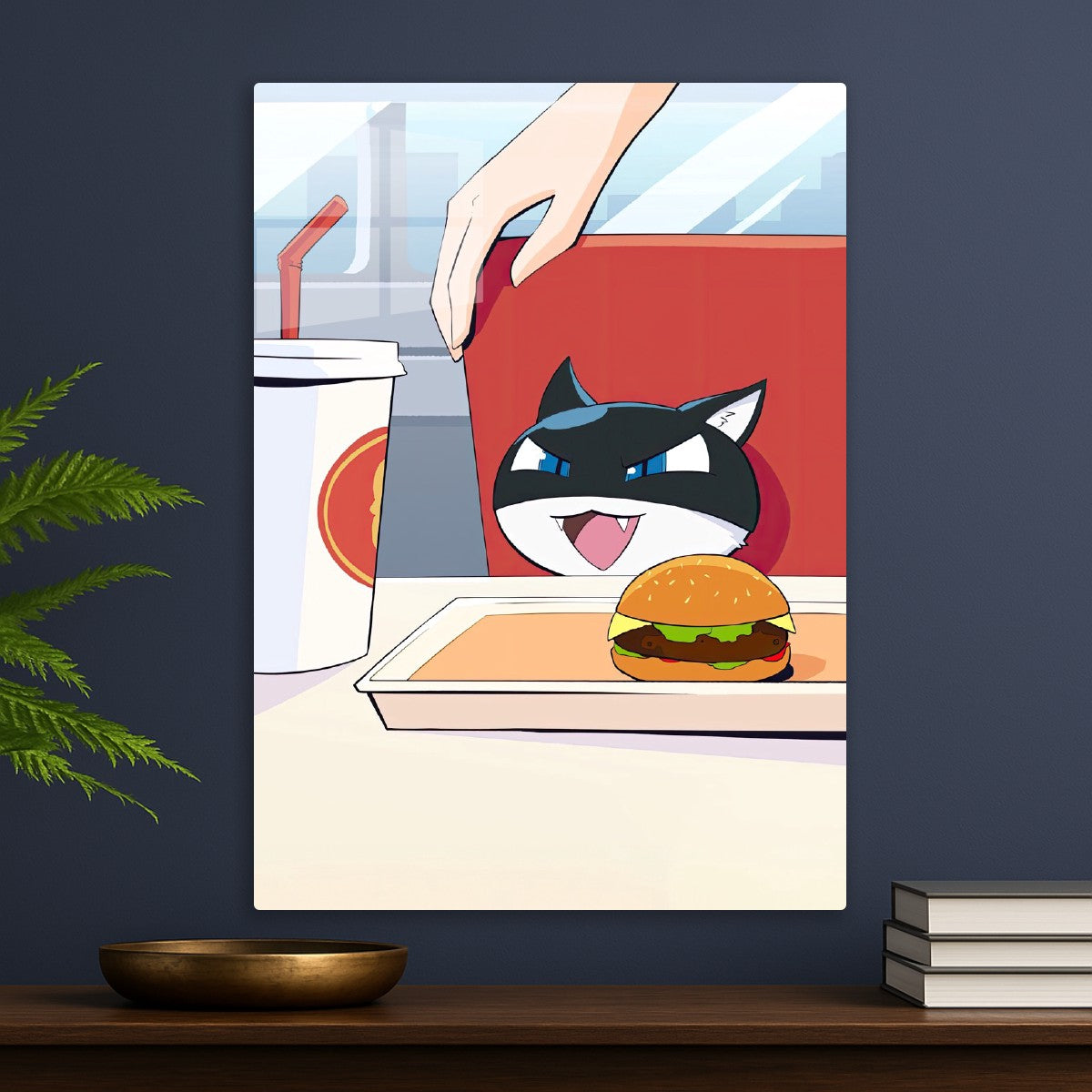 Fierce Black cat anime 