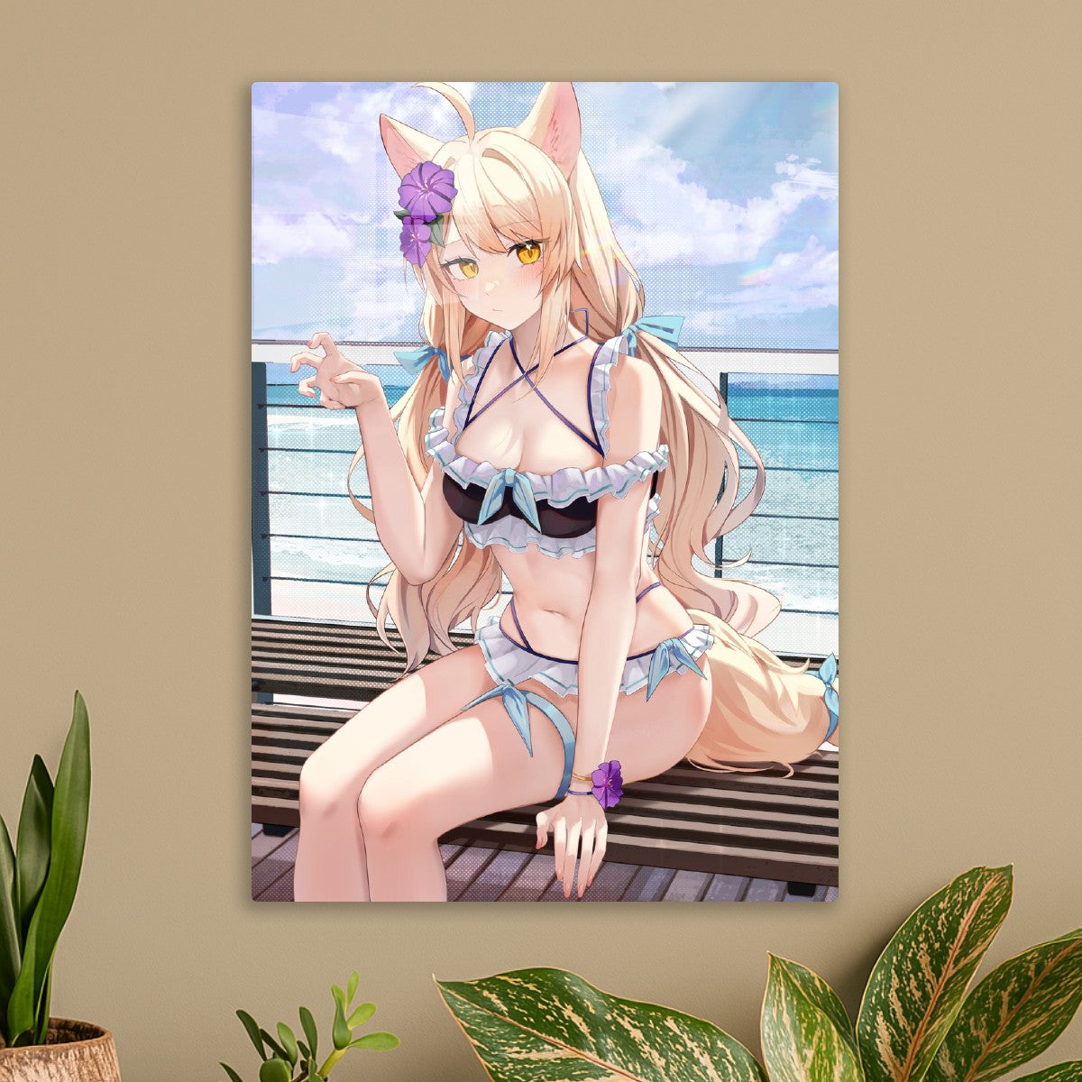 Bikini anime fox girl
