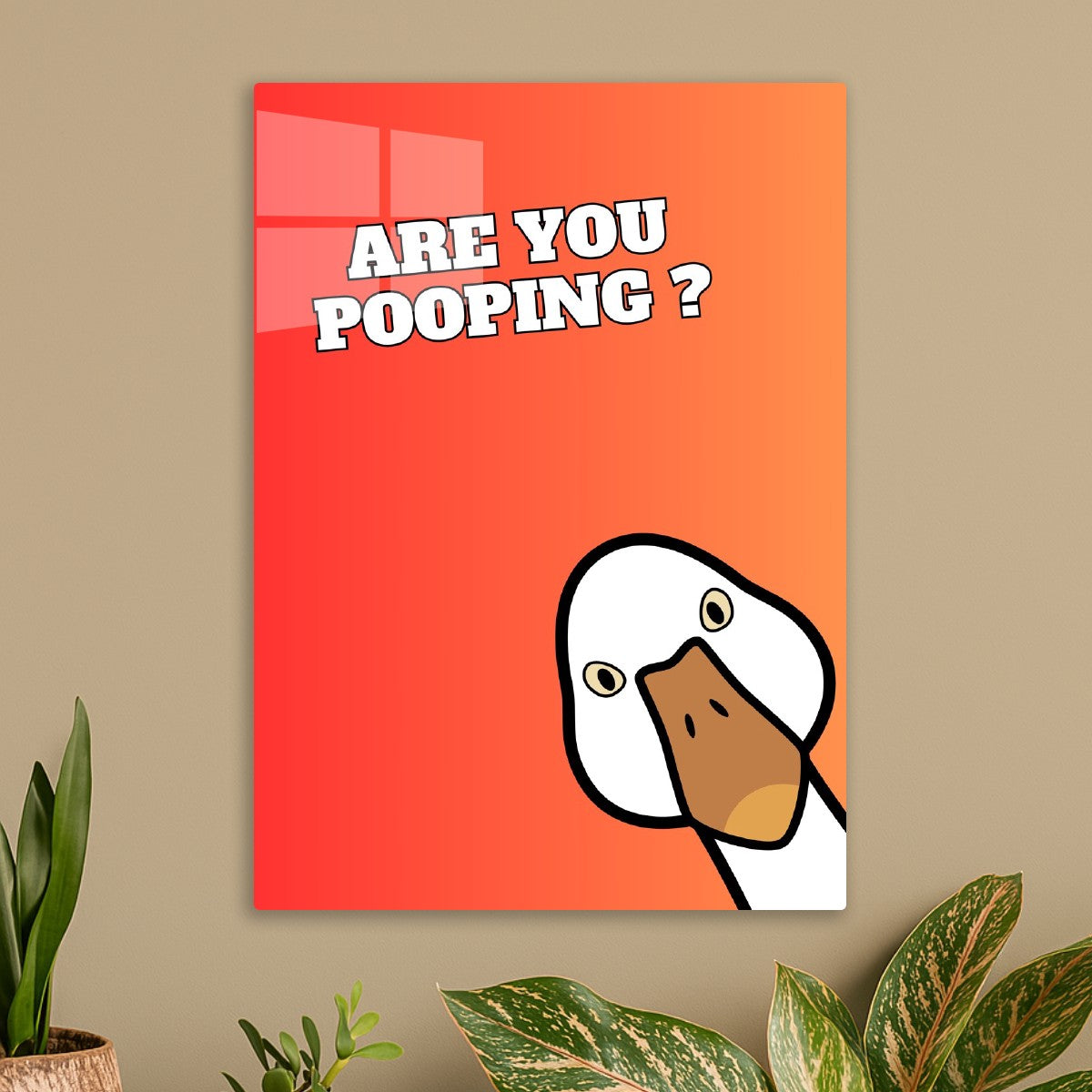 Goose Are you pooping