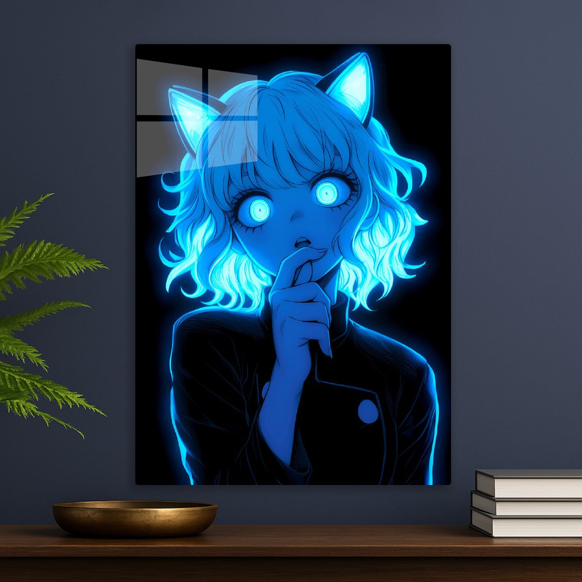 Neferpitou neon portrait, Hunter x Hunter