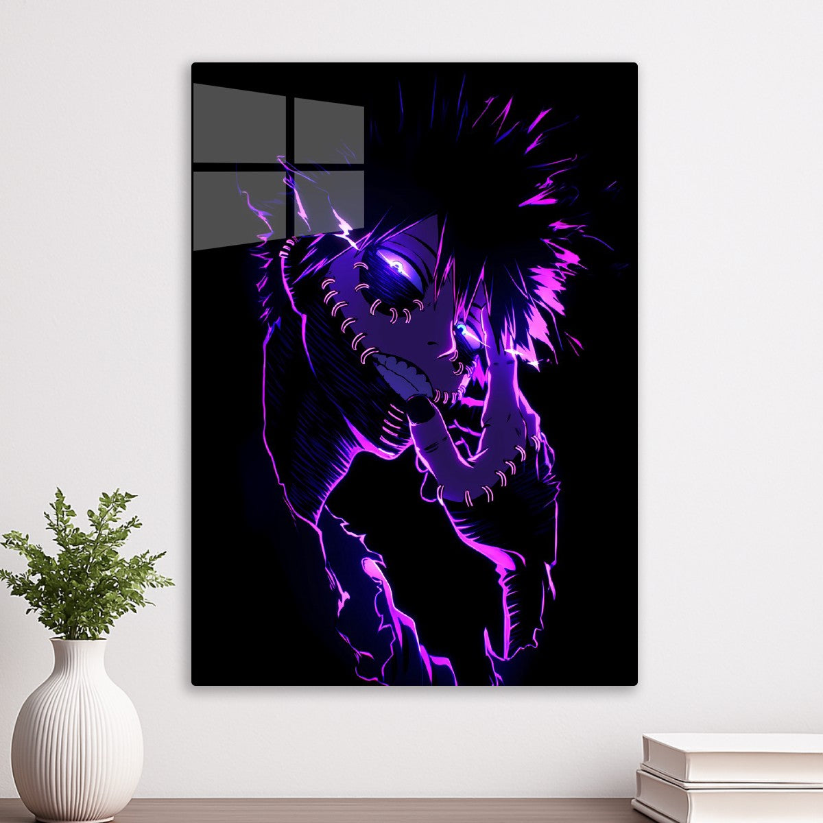 Dabi neon illustration , My Hero Academia