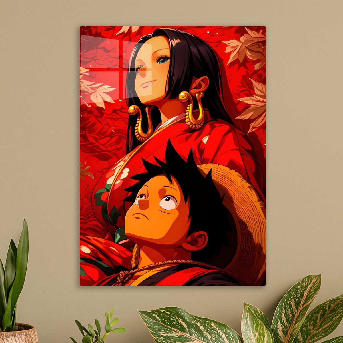 Luffy and Boa Hancock