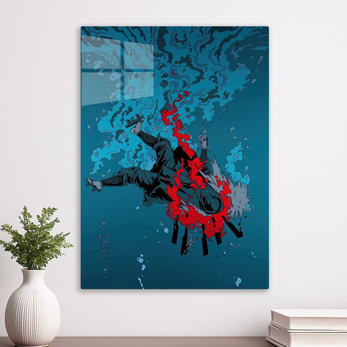 Jiraiya die in water, Naruto