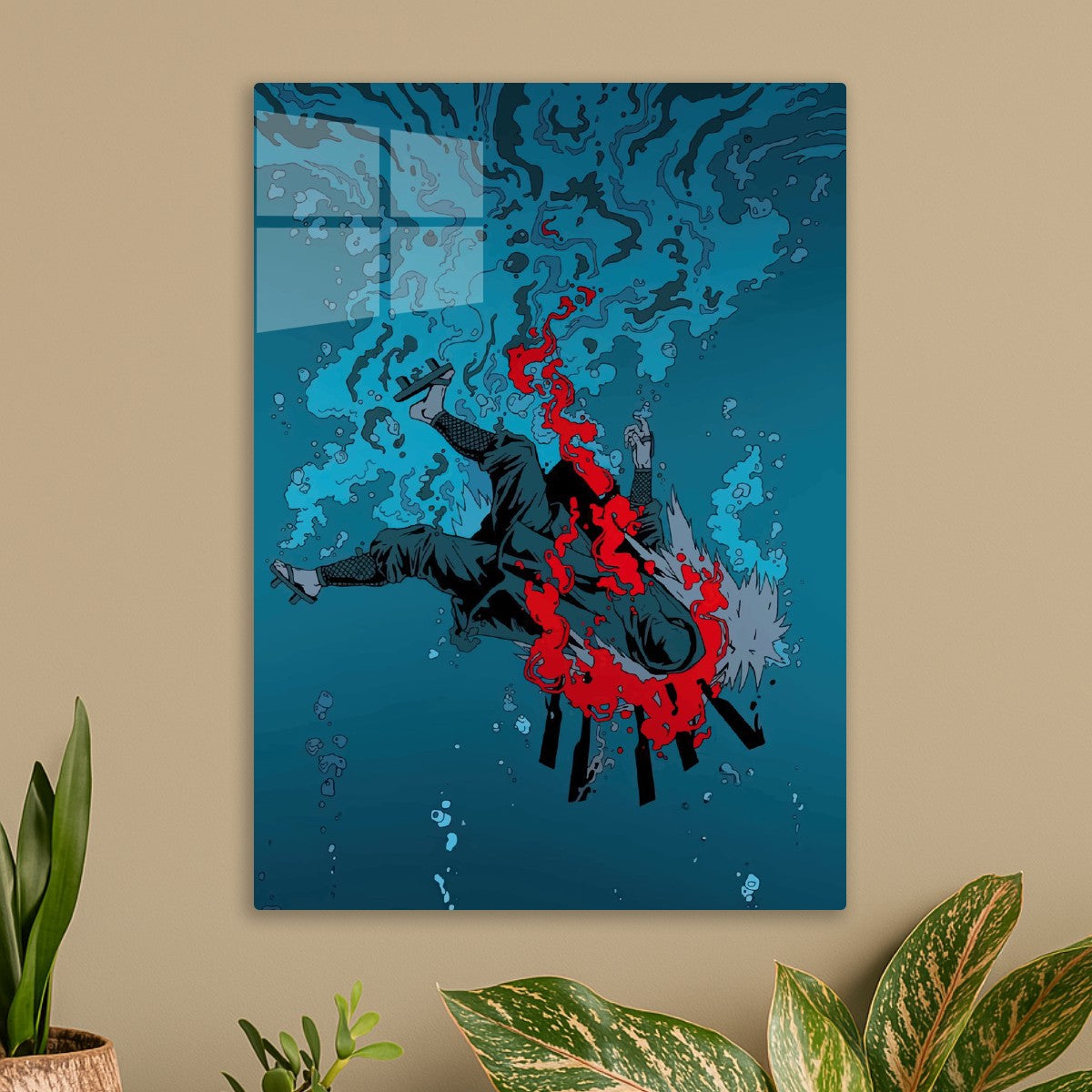 Jiraiya die in water, Naruto