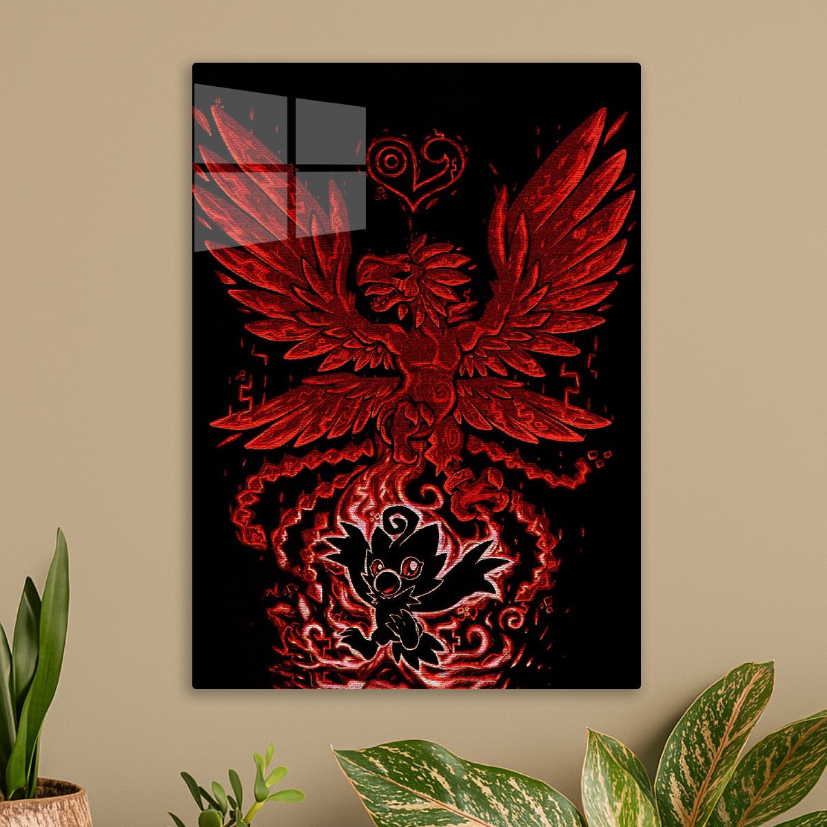 Biyomon minimalist art