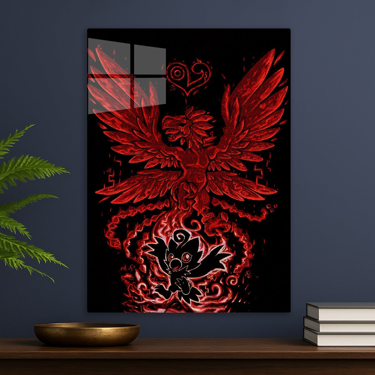 Biyomon minimalist art