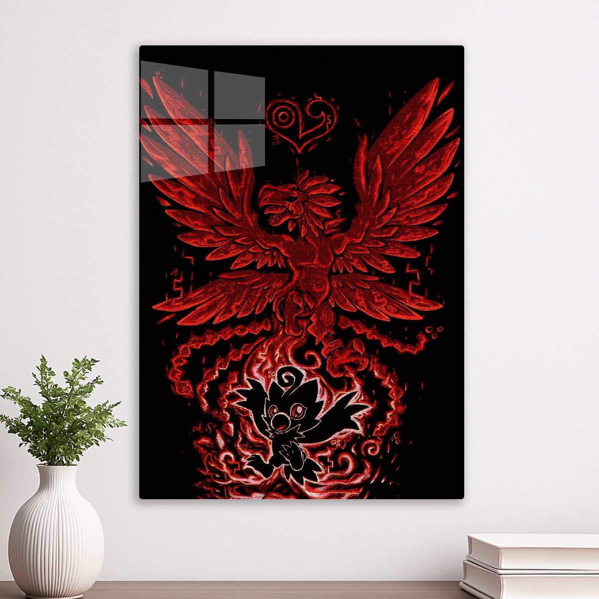Biyomon minimalist art