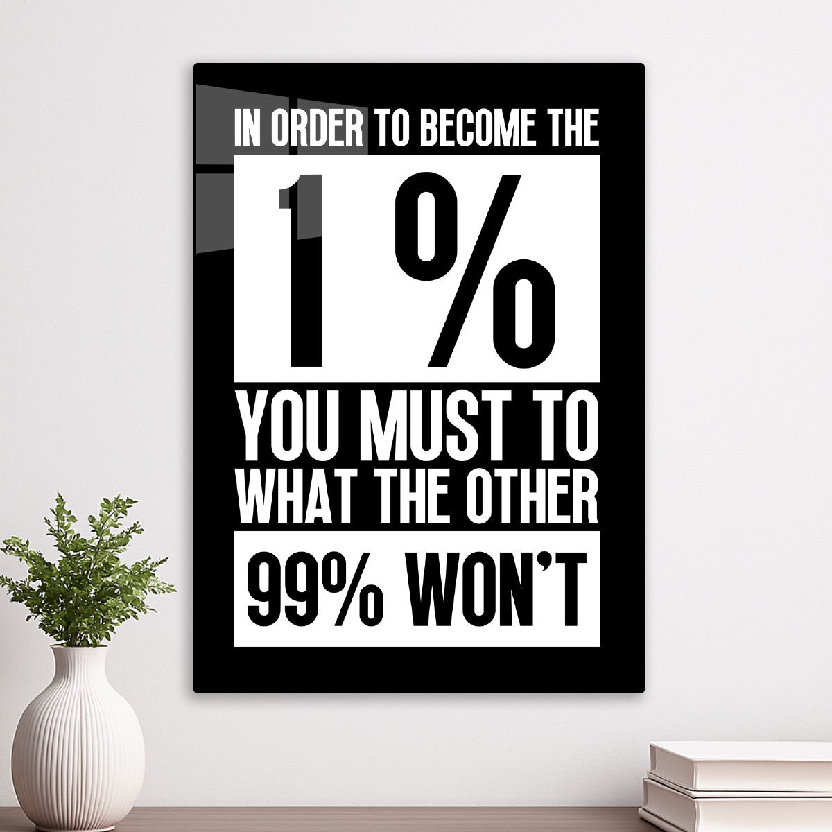 In Order To Become The 1 %